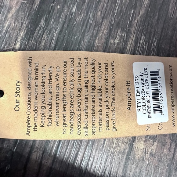 Ampere Maroon Red Crossbody Bag with Textured Leather and Adjustable Strap - Picture 5 of 7